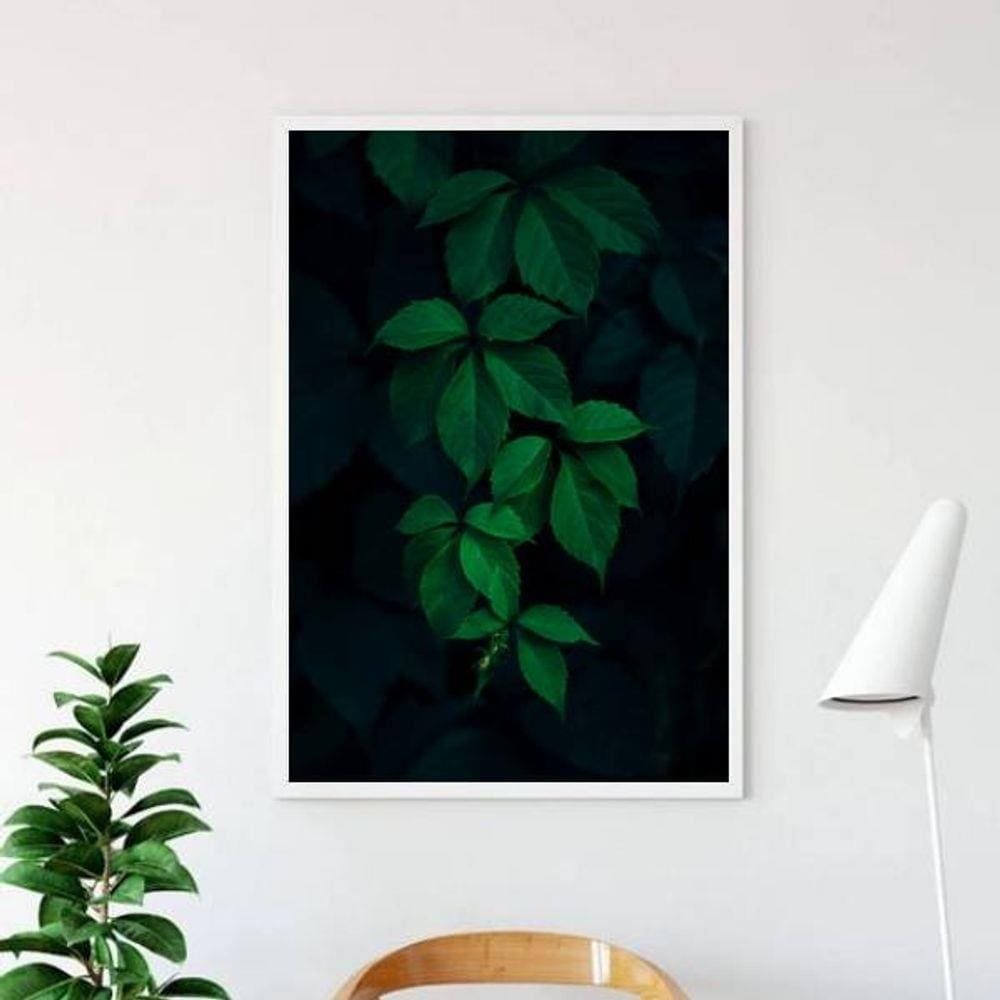 Quadro Decorativo Foto Folhagem