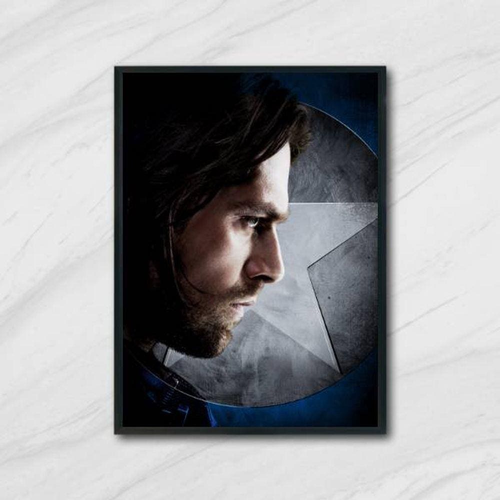 Quadro Decorativo Soldado Invernal Perfil