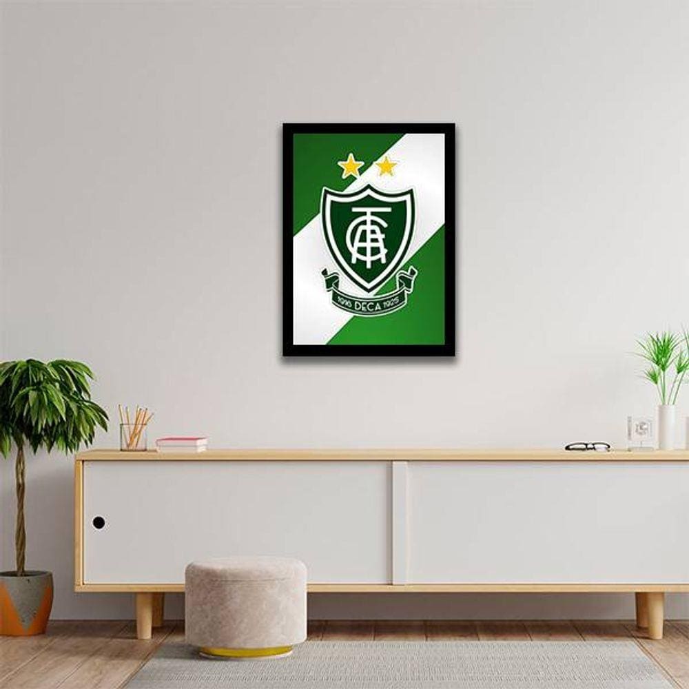 Quadro Decorativo Escudo América MG