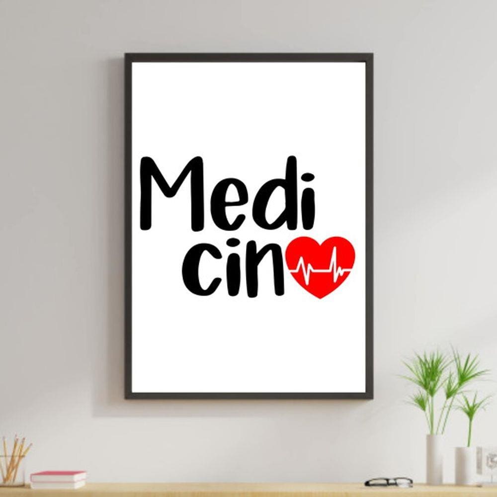 Quadro Decorativo Profissões - Medicina