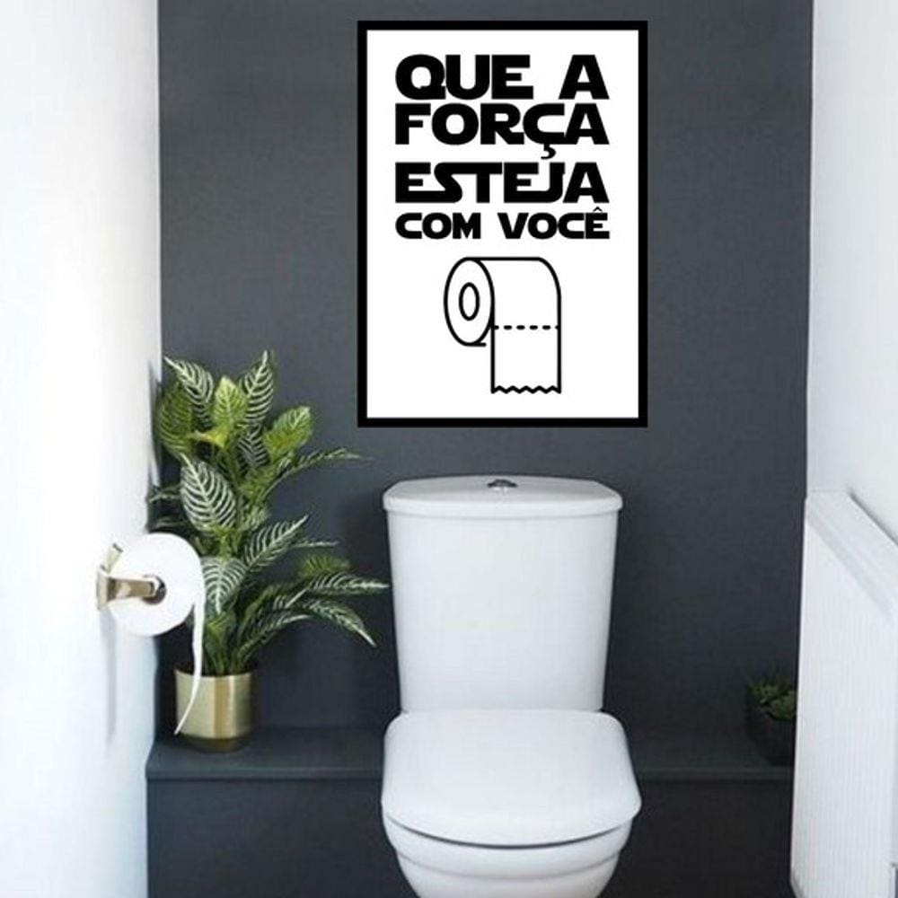 Quadro Decorativo Que a Força Esteja Com Você