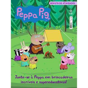 Livro - Peppa Pig - Revista para colorir: Um dia incrível com os