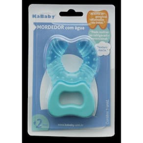 Mordedor Calmante Para Gengivas Com Água Azul Kababy