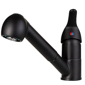 Torneira Para Cozinha Gourmet Misturador Monocomando Extensível Iguaçu Pingoo.casa - Preto