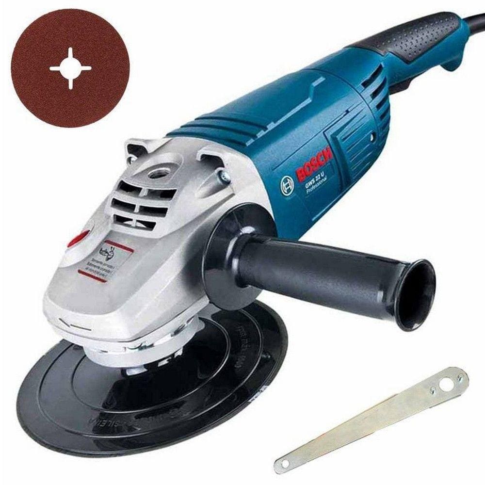 LIXADEIRA ANGULAR 7" 2200W 5000RPM 110V/220V BOSCH GWS 22U