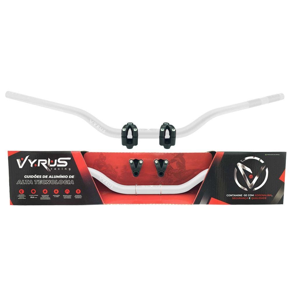 Guidão Vyrus Alto Fat Bar 28mm Trilha Motocross