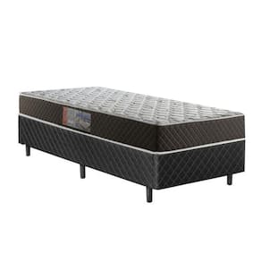 Cama Box Solteiro Colchão Mola Ensacada Acolchões + Box Poliéster 60x88x188