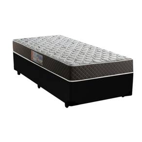 Cama Box Solteiro Colchão Mola Ensacada Acolchões + Box Sintético 60x88x188