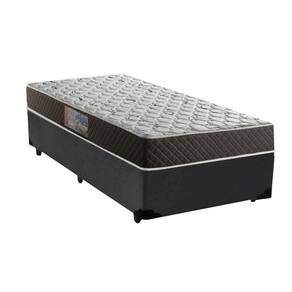 Cama Box Solteiro Colchão Mola Bonnel Acolchões + Box Sintético 60x88x188
