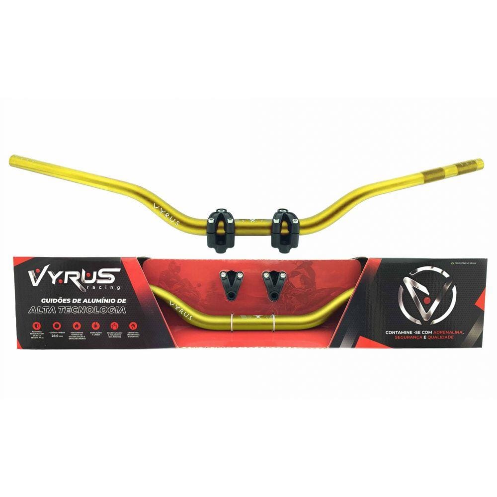 Guidão Vyrus Alto Fat Bar 28mm Trilha Motocross