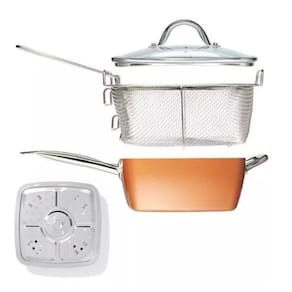 Panela Caçarola Frigideira Fritadeira Antiaderente Maxchef