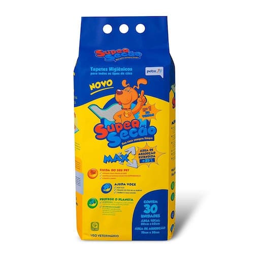 Tapete Higiênico Super Secão Max - 30 Unidades é boa?