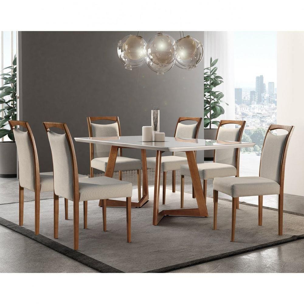 Conjunto Dobrável de Mesa 120x70 com 1 Mesa e 4 Cadeiras em Madeira Eu -  Marcenaria Real