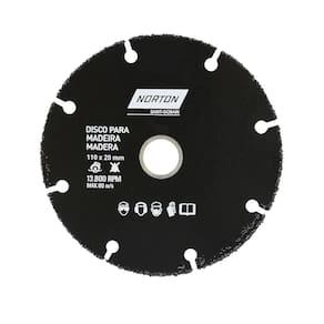 Disco Corte Madeira Norton Serra Mármore 4.3/8 110 x 20mm