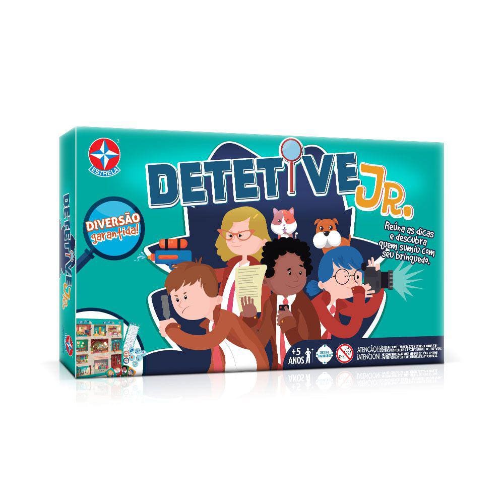 Jogo De Tabuleiro Detetive - Estrela - Um Crime Desafiador