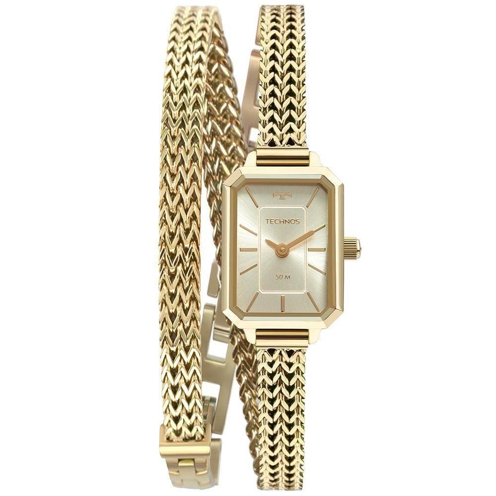 Relógio Feminino Technos Com Pulseira Duas Voltas 5Y20IV/1X