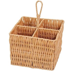 Porta Talher Mimo Style Quadrado Vertical Claro - Ref.5043