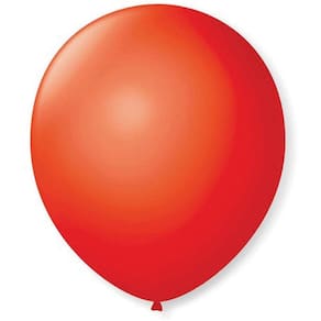 Balão São Roque Número 7 Vermelho Quente 50 Unidades