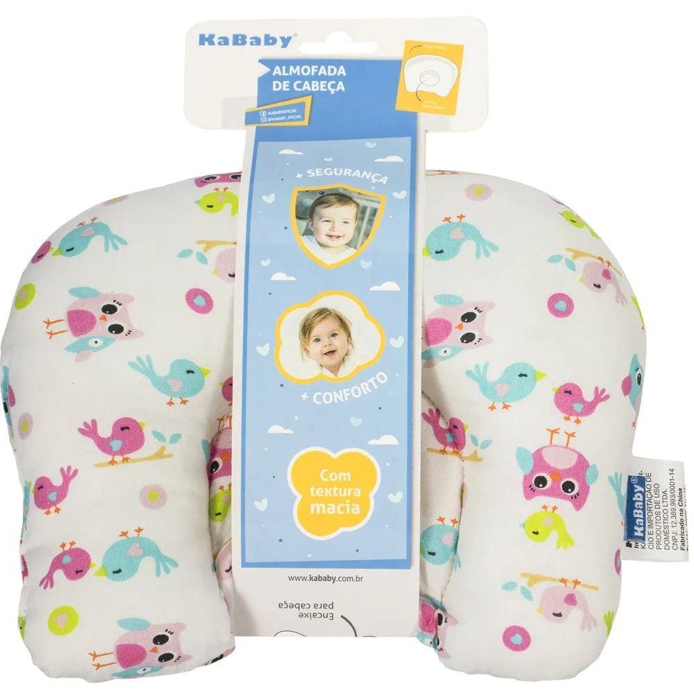 Suporte de Cabeca Almofadinha infantil KaBaby Coruja