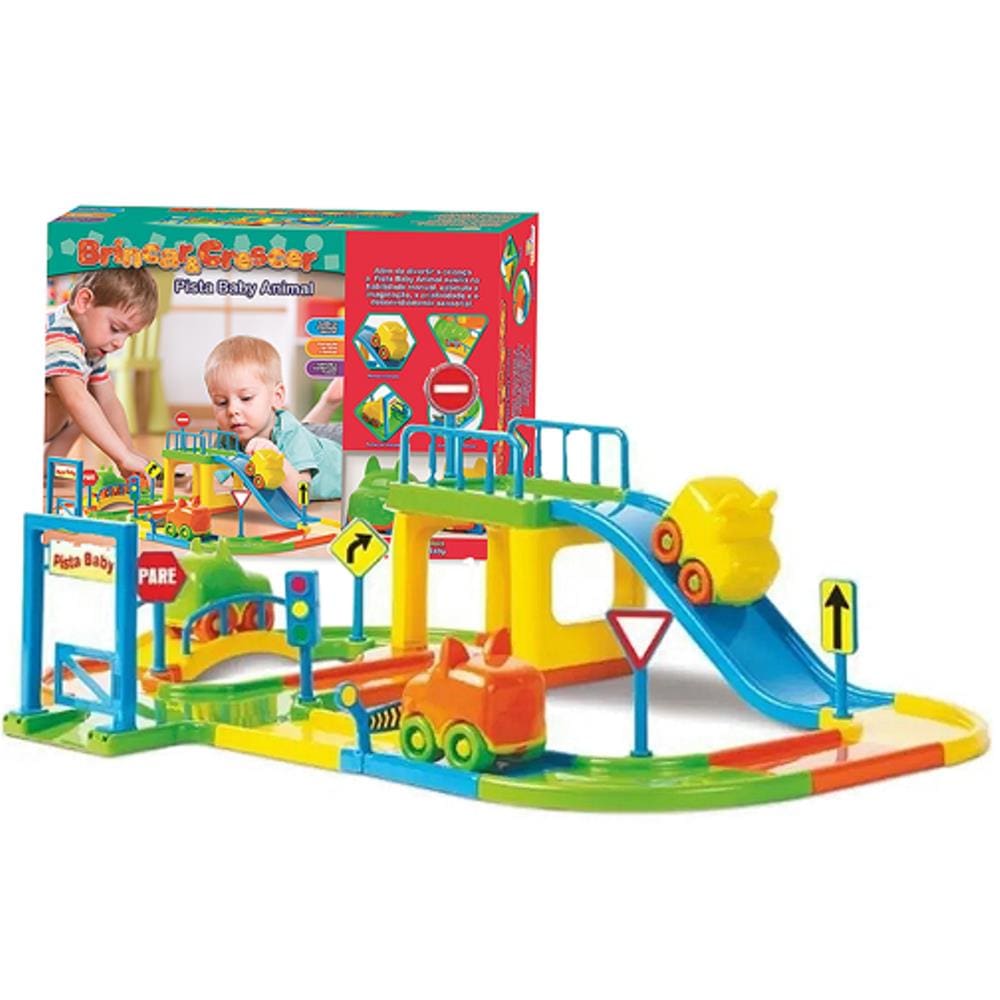 Pista Baby Animal Colorido - Divplast