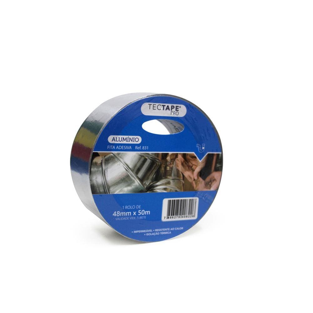 Fita Adesiva de Alumínio 48 mm x 50 metros