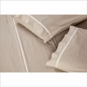 Jogo de Lençol 400 Fios 4 Peças com Lençol de Cima Ponto Palito Cama Queen Casa Dona