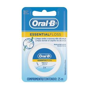 Fio Dental Oral-B Essential Floss Encerado 25m