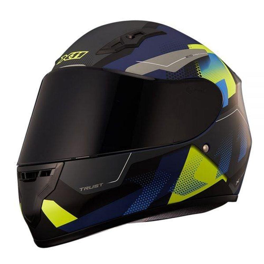 Capacete X11 Trust Pro Transit com Viseira Extra Integral