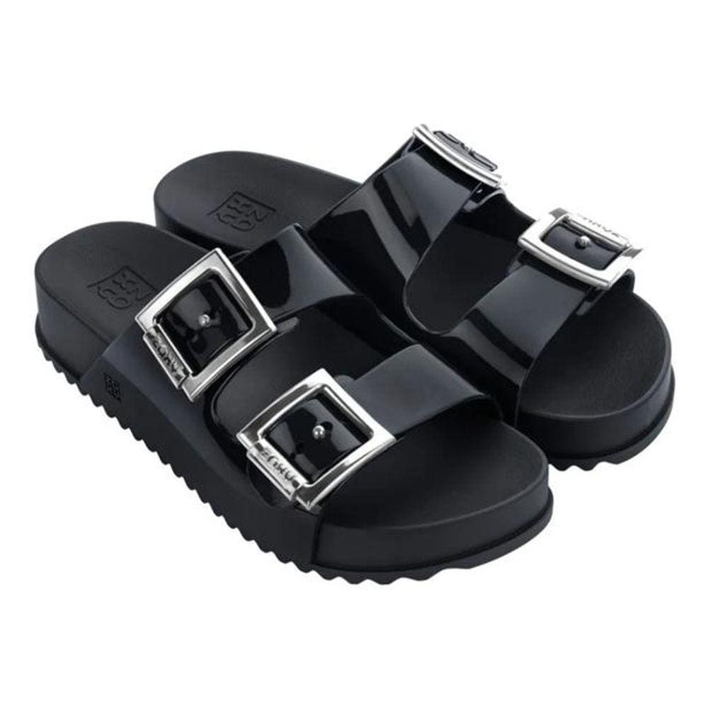 Sandália Feminina Zaxy Partnear Plataforma 18063 Confortável