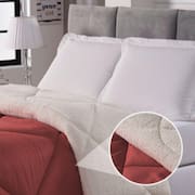 Coberdrom Sherpa Queen Tipo Lã de Carneiro Dupla Face 2 em 1 Casa Dona