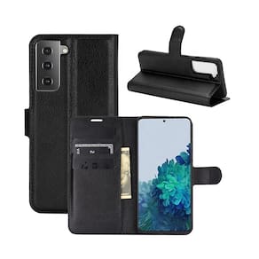 Capa Capinha Carteira Galaxy S21 Tela 6.2 Case De Couro Flip