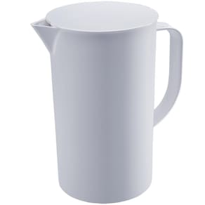 Jarra de Suco 2 litros com Tampa Coza Casual Água Chá Bebida Branco