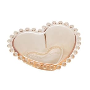 Conjunto 4 Bowls Cristal De Coração Pearl Âmbar Wolff