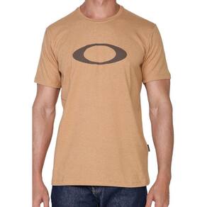 Camiseta Masculina Oakley Tee Ellipse Vermelha Logo Ellipse