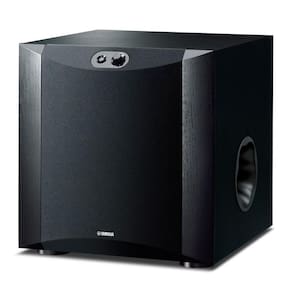 Yamaha NS-SW300 - Subwoofer ativo de 10" com 250w Tecnologia YST II Bivolt Preto Fosco