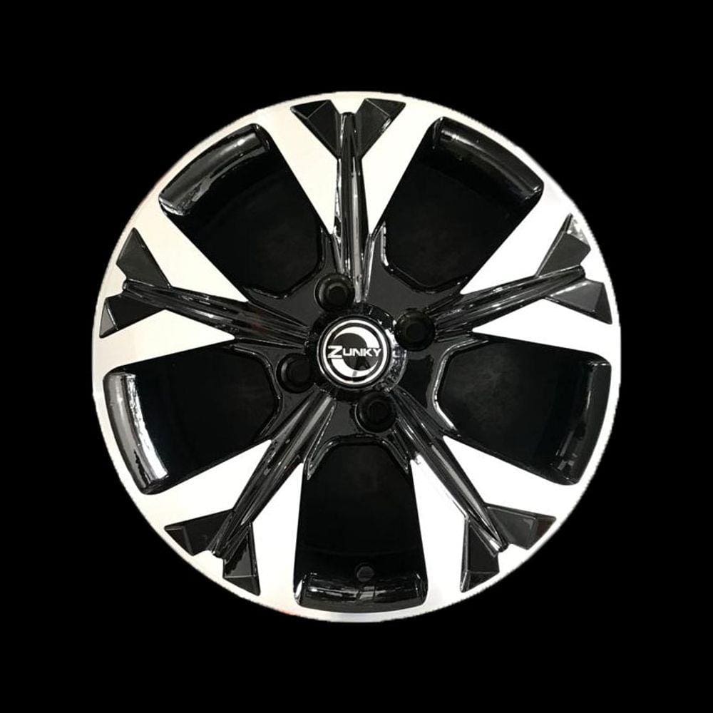 Jogo 4 rodas Zunky ZK-850 (Onix 2020) R15 4x100 BD tala 6 ET 40