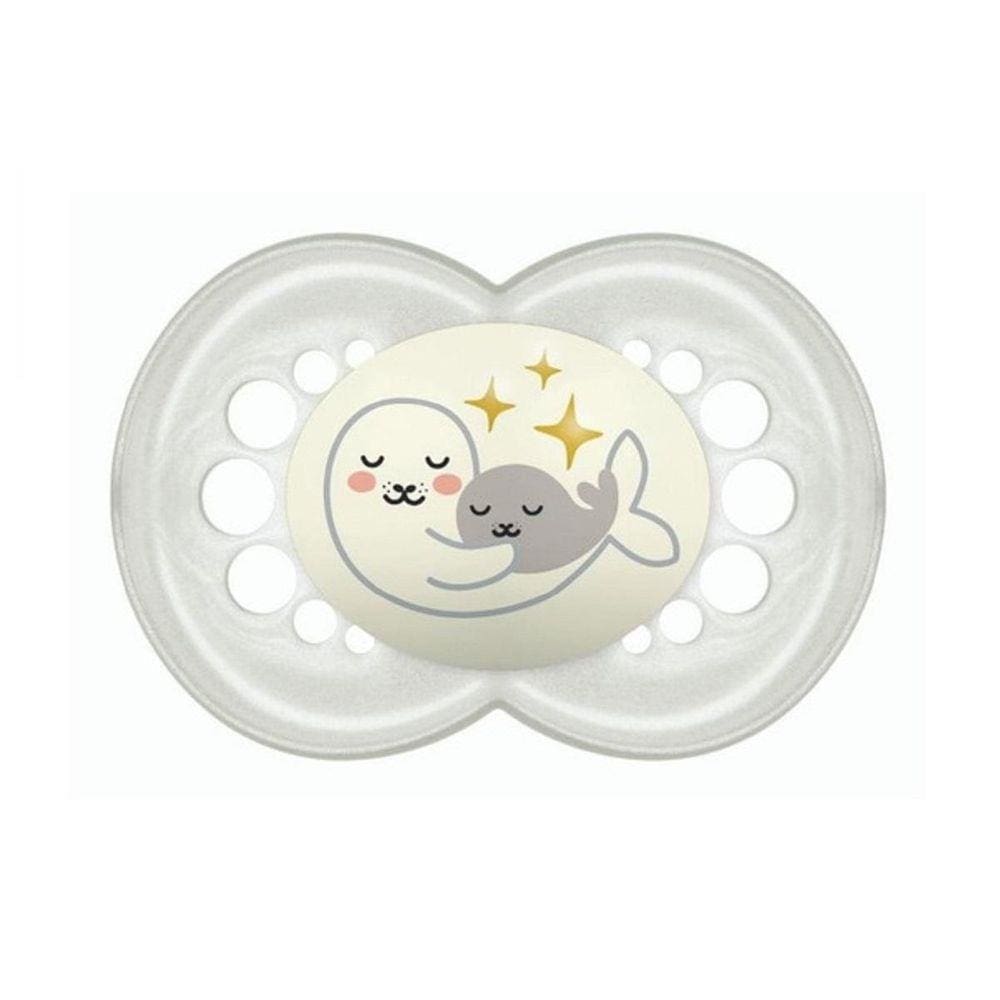 Chupeta Coleção Night Neutra Tamanho 2 (+6M) - Mam