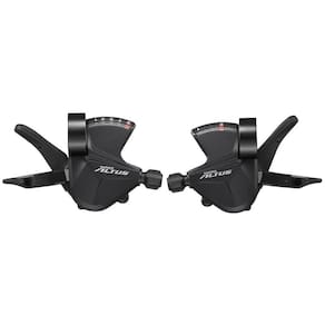 Alavanca de Cambio Altus SL-M2010 com Visor e cabos 18 Marchas par Trocador 2x9v