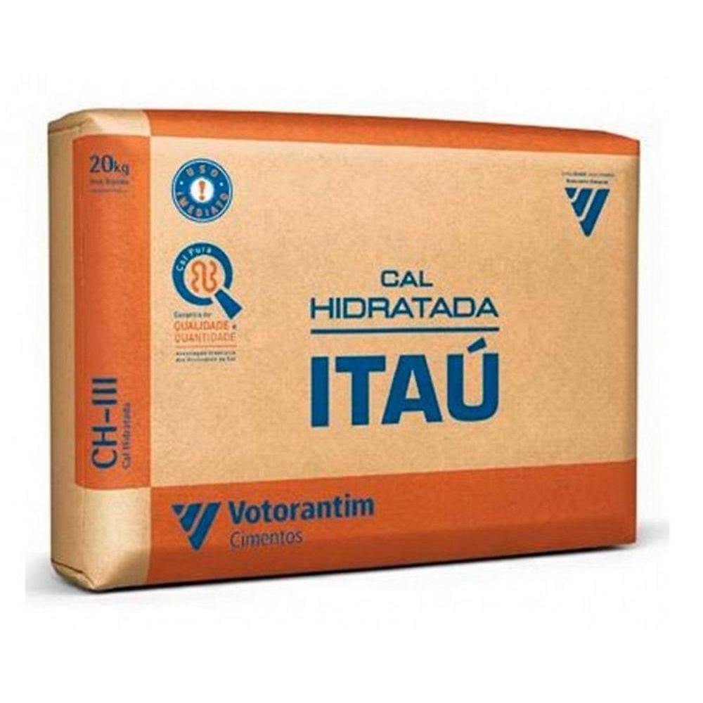 Cal Hidratada Itau CH-III 20Kg Branco Votorantim