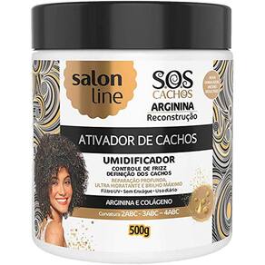 Ativador De Cachos Salon Line Reconstrução Umidificador 500G