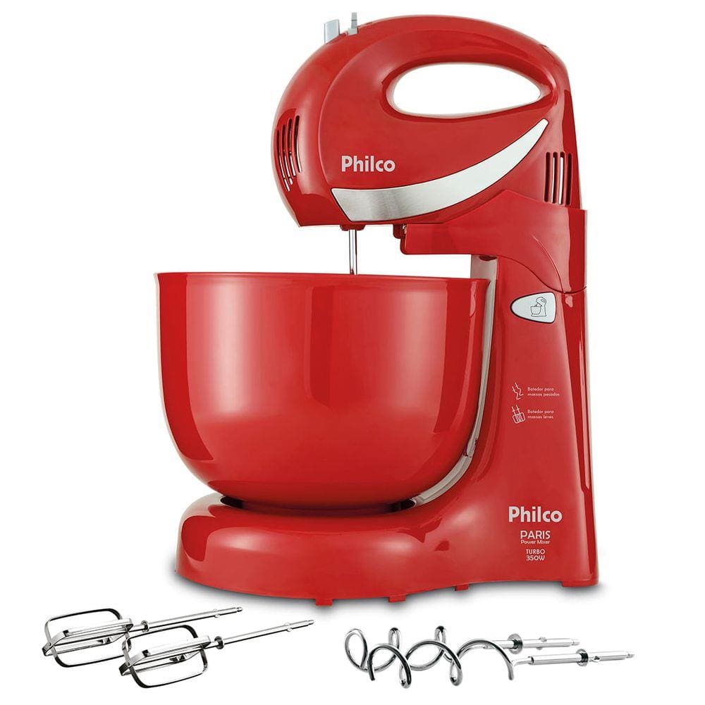 Batedeira Philco Paris Power Mixer Turbo 350W 127V - 110V