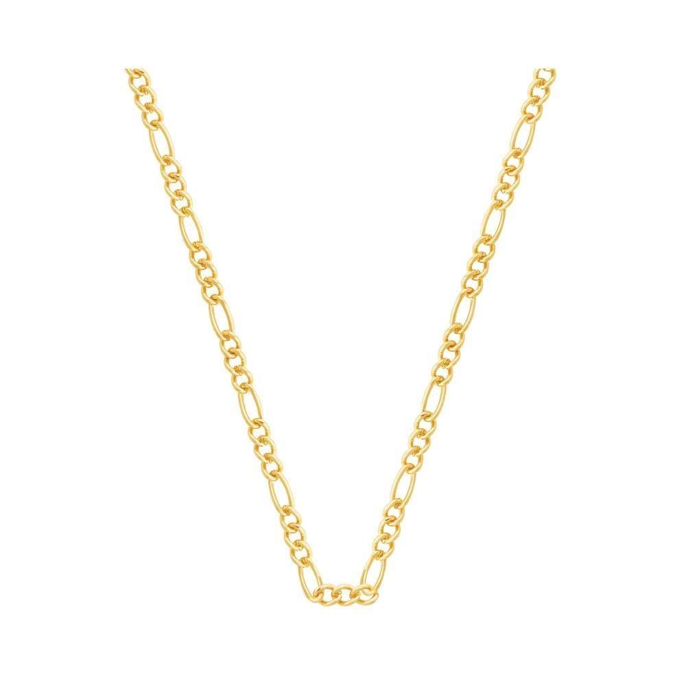 Corrente Aço Groumet 3x1 3.00mm 50cm Gold IPG