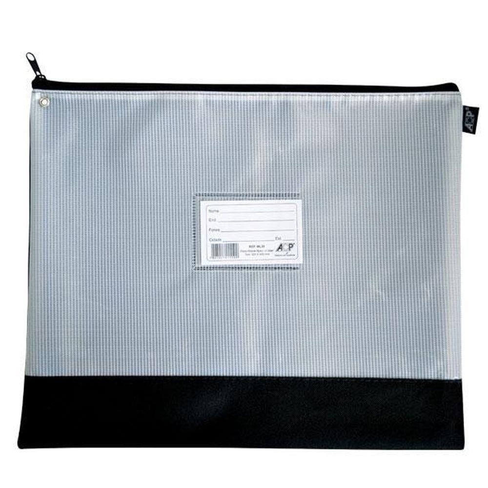 Pasta Malote Nylon C/Ziper 32X40Cm Pt