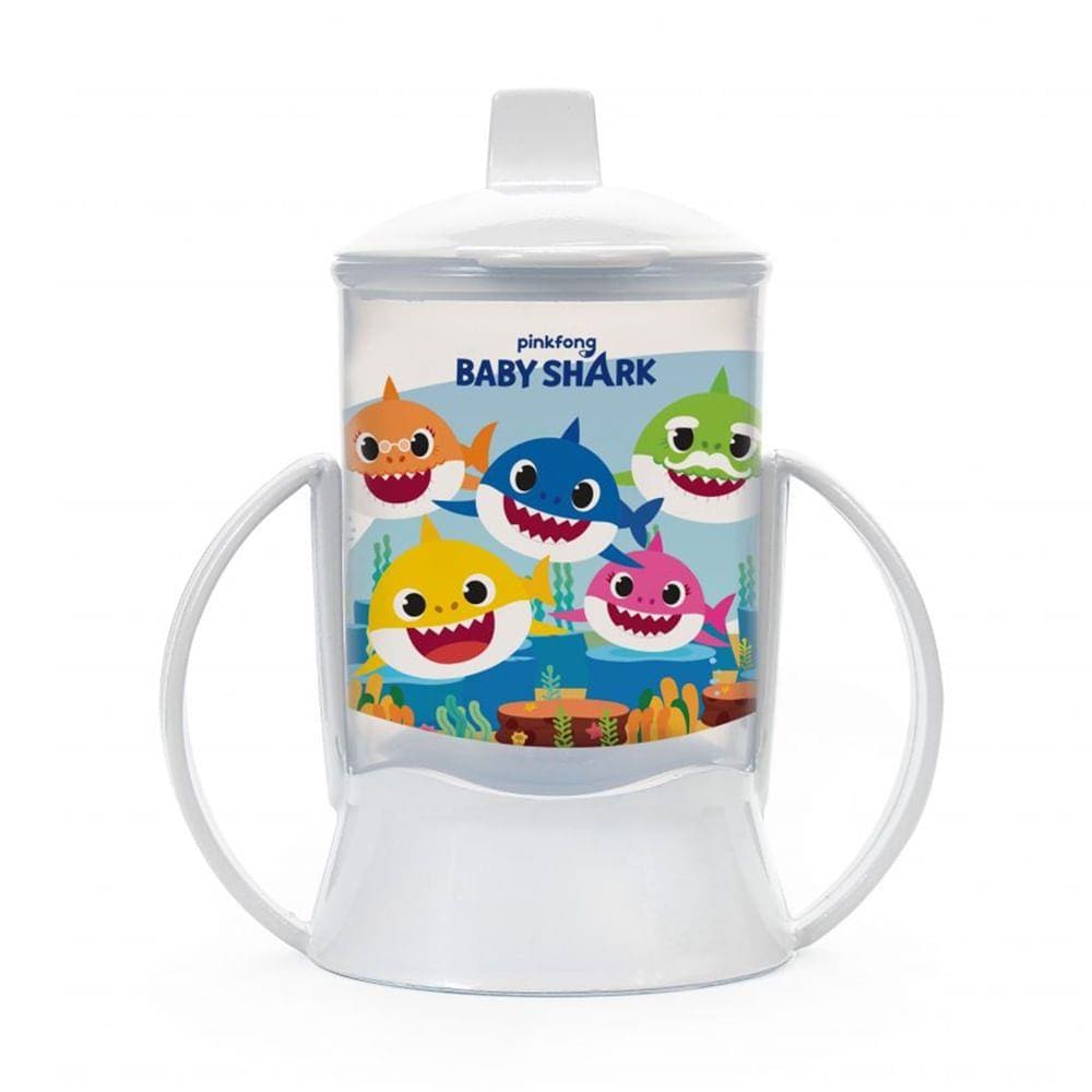 Copo Baby Go Multi com Alça Baby Shark Cores Sortidas 200ml