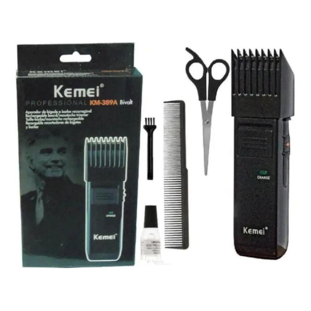 Maquina Aparador Barba/Bigode Kemei Km 389A Bivolt