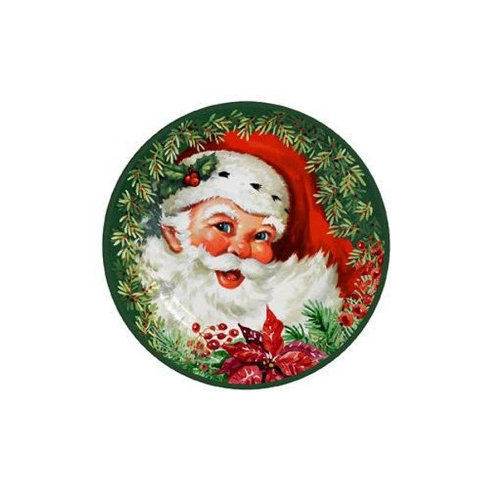 Jogo Com 6 Pratos Sobremesa Natal Plus