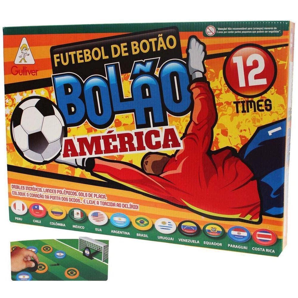 Jogo Futebol Club com 2 Seleções – Brasil X Argentina – Gulliver