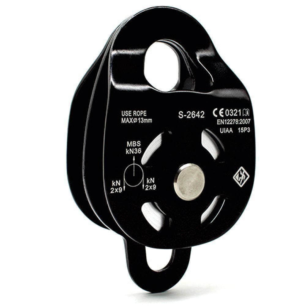 Polia Dupla Oscilante Usclimb 36kn Rolamentada Ce Uiaa