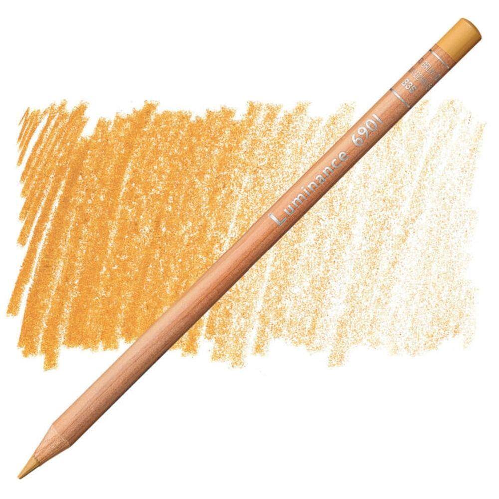 Lápis de Cor Caran d`Ache 6901 Luminance 836 Brown Ochre 50%