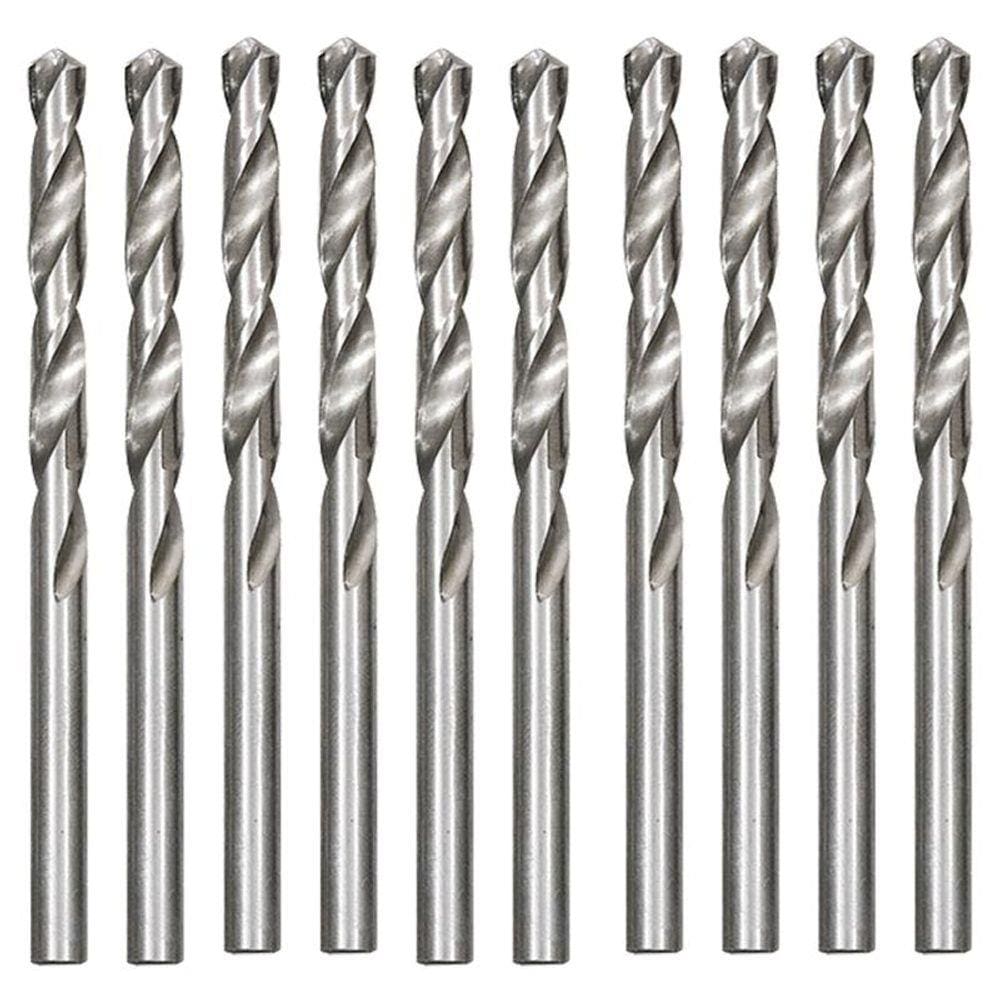 Broca de Aço Rápido 4 MM Kit com 10 Peças para Metais 715409 MTX